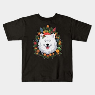 Samoyed Christmas Kids T-Shirt